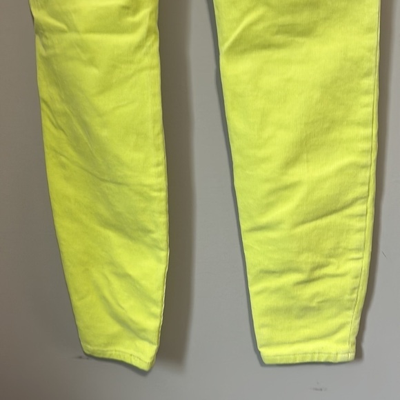 Anthropologie Pilcro Womens Skinny Pants Neon Corduroy Hi Rise Button Fly Sz 26 - Picture 8 of 13